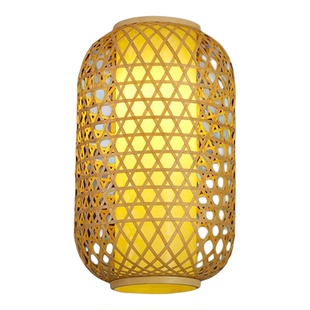 婚庆竹编灯笼竹子灯笼茶楼餐厅火锅店饭店灯广告印字吊灯中式仿古