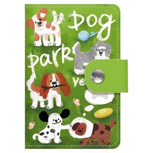 2025踏青小狗卡包大容量多卡位证件收纳驾驶证卡册男式名片卡夹女