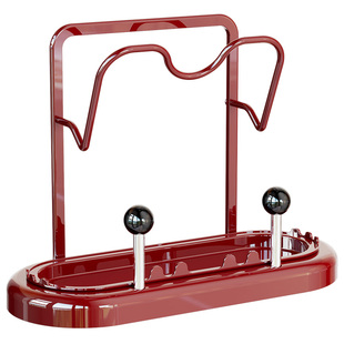 台面锅盖架厨房专用放炒菜筷勺锅铲架子坐式菜板砧板锅盖放置神器