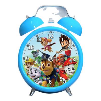 4寸E创意汪汪队立大功小狗卡通儿童学生专用闹钟男孩起床静音卧室