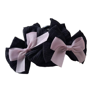 双面蝴蝶结抓夹高级感盘发气质夹子头饰发卡2023新款发夹女后脑勺