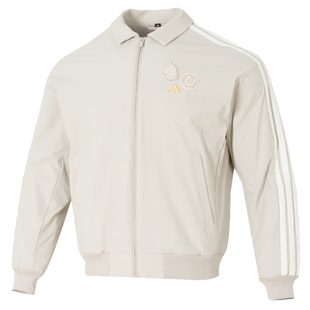 adidas阿迪达斯春季男子CNY运动休闲夹克马年翻领梭织外套KE4058