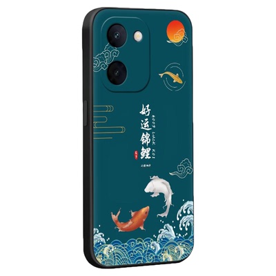 秋昊适用于vivoY100i系列时尚一体镜头全包防摔手机保护壳y100i不粘手感舒适v2279a不掉色 安卓用 电信联通可