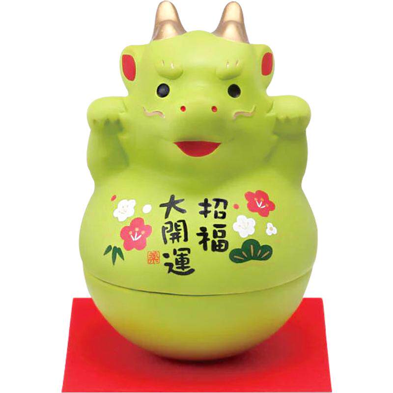 药师窑手工制作不倒翁生肖龙
