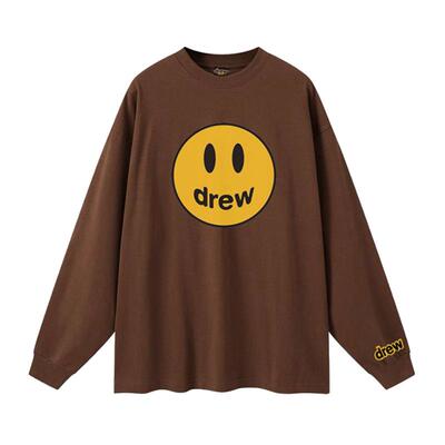 DREW笑脸长袖男打底衫