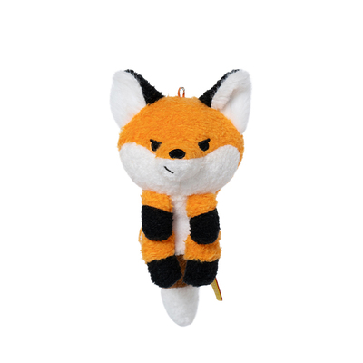 博物文赤狐树袋熊指偶毛绒挂件