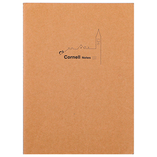 A4康奈尔笔记本牛皮纸错题本b5横线本英语本初中生高中生专用大学生考研方格本摘抄本记事本日记本大号作业本