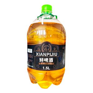 原浆精酿新鲜啤酒1.5L*6大桶装青岛风味扎啤啤酒整箱批发特价清仓