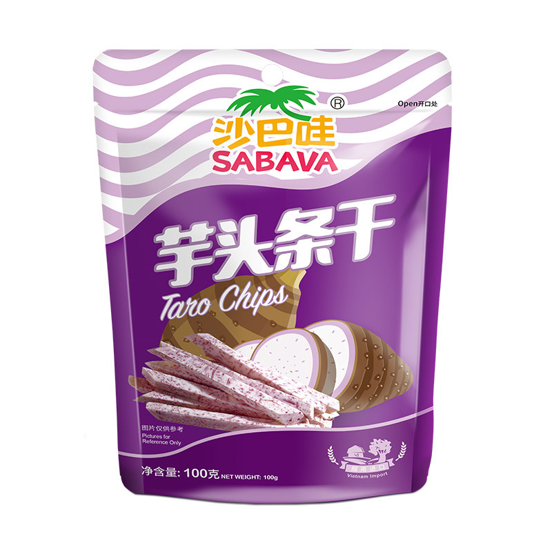 sabava沙巴哇香脆芋头条干230g零食原味香芋条休闲食品果蔬脆干