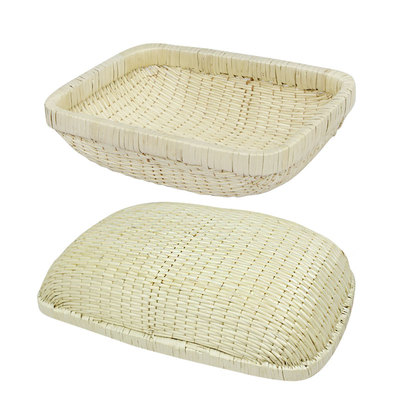 柳编笸箩卤菜现捞簸箕馒头筐藤编