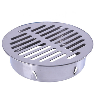 110地漏160不锈钢平面63管内插简易工地花园地漏天台83管90 150管