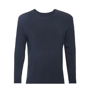 爱慕先生牛奶男士薄款舒适无痕切边打底保暖衣NS72E763