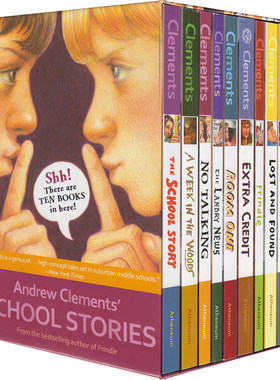 Andrew Clements' School Stories 安德鲁克拉门校园小说10册合集 青少年青春故事插图英语章节书 英文原版进口儿童图书8-12岁