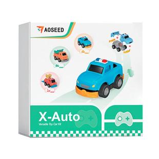 AOSEED儿童遥控小车X-Auto配件套盒3D打印DIY四驱车制作发明电动手工组装儿童玩具科技小制作STEM科学玩具