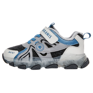 泰兰尼斯冬季儿童鞋发光鞋女童加绒保暖闪灯鞋男童亮灯休闲运动鞋