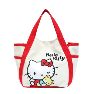 HELLOKITTY凯蒂猫手提小布包可爱轻奢日常通勤收纳包上班带饭盒包