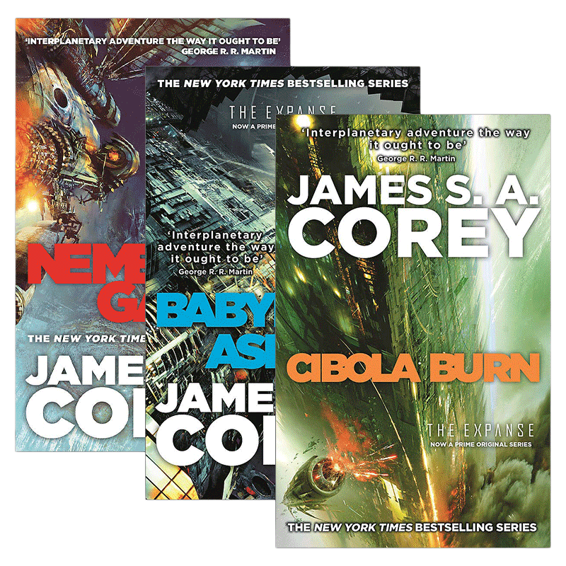 英文原版 The Expanse 苍穹浩瀚4-6册 燃烧的西伯拉 复仇游戏 巴比伦的灰烬 太空歌剧科幻小说 英文版 进口英语原版书籍