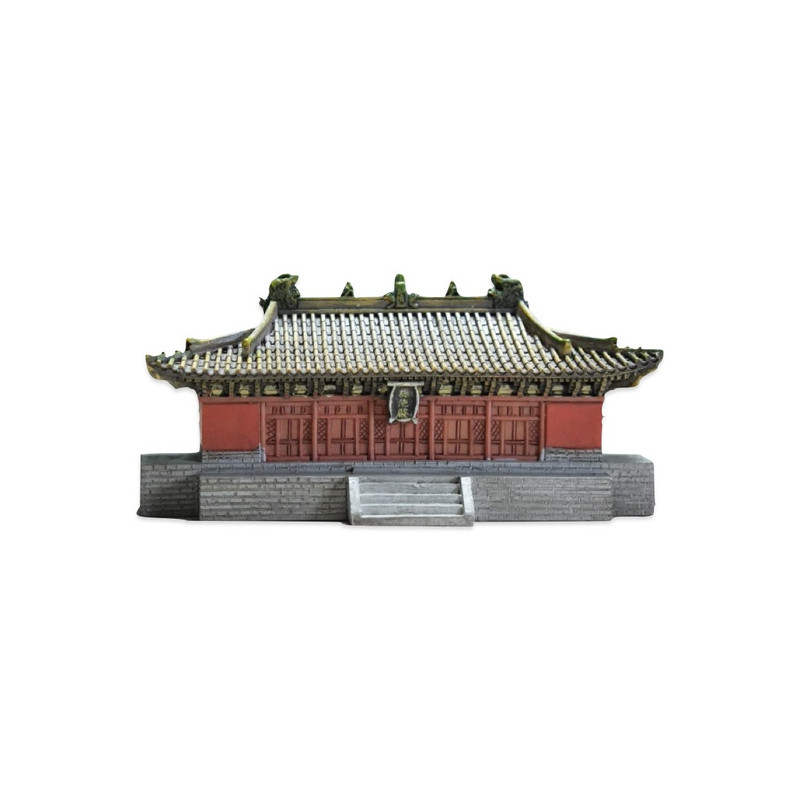 山西朔州崇福寺弥陀殿冰箱贴金代古建筑立体摆件旅游纪念文创礼物