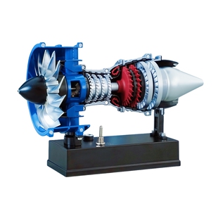 涡扇航空发动机拼装模型不锈钢合金属土星文化新款迷你引擎玩具男