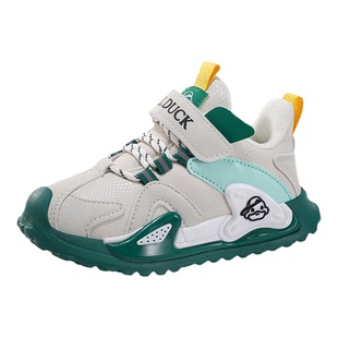 小黄鸭童鞋男童鞋子春秋款2026新款网面透气网鞋小男孩儿童运动鞋