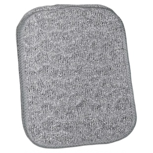 厨房专用钢丝洗碗布银丝棉纱洗碗巾双层加厚不易沾油抹布刷碗神器