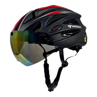 MOON防臭新款MIPS自行车头盔男女磁吸炫彩防晒风镜片骑行山地公路