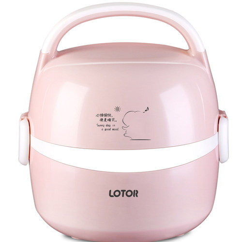 lotor小型电蒸锅办公室蒸煮一体锅便携式多功能1一人食迷你小饭煲