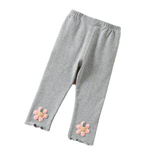 女童打底裤春2026新款外穿纯棉宝宝裤子儿童洋气秋季修身裤1-8岁