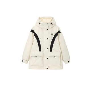 REVAN芮范设计师款质感奶白派克羽绒服RM91306291