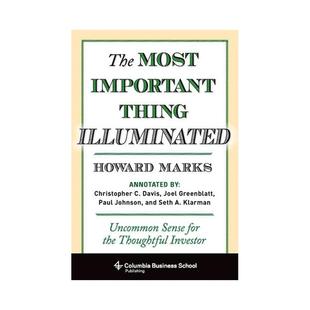 现货 霍华德·马克斯：投资重要的事 The Most Important Thing Illuminated by Howard Marks