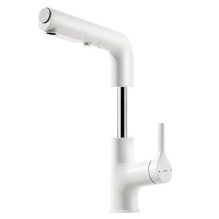 恒洁面盆龙头抽拉浴室洗手盆冷热水龙头家用宽屏花洒升降旋转927