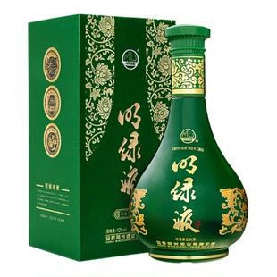 明光酒普通明绿液酒42度450ML单瓶可整箱购买（1*4）企业授权正品