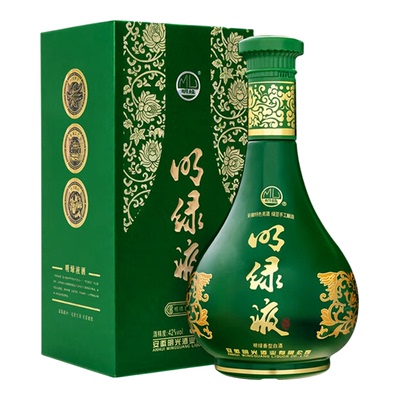 明光酒普通明绿液酒42度450ML单瓶可整箱购买（1*4）企业授权正品