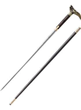 龙泉尊武刀剑赵沛炎作龙头手杖剑