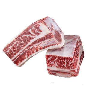 澳洲安格斯王品台塑原切牛仔骨烤牛肋骨可定制分切雪花牛排原材料