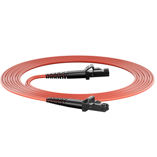 波钢 MTRJ-MTRJ母头多模双芯62.5/125光纤跳线mtrj室内2芯2.0mm电信光纤连接线PVC跳线光钎尾纤3米可做50/125