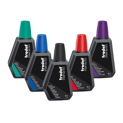 Trodat进口水性翻斗红蓝绿色印油