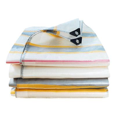 特厚金包银防水布防晒遮阳油布