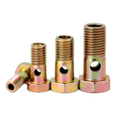 单孔双孔六角空心螺丝柴油机压过