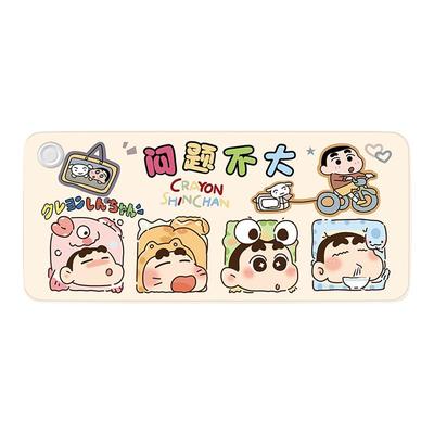 加热鼠标垫左侧开关冬季发热暖桌垫蜡笔小新办公室桌面加热垫儿童写字书桌垫电脑工位键盘垫防水暖手电热桌垫