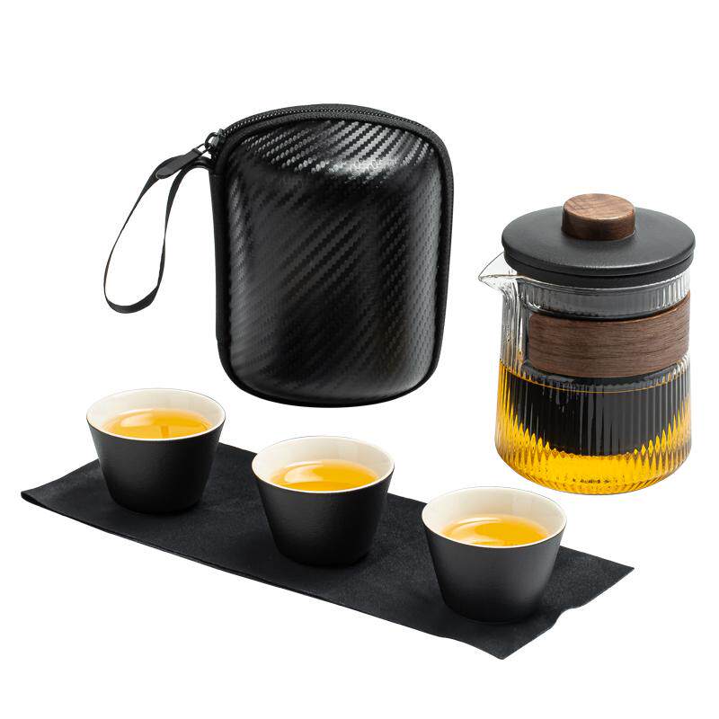 旅行茶具便携式快客杯户外旅游个人专用随身功夫茶杯泡茶壶套装