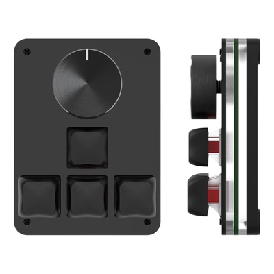 Geekria红轴有线旋钮机械键盘