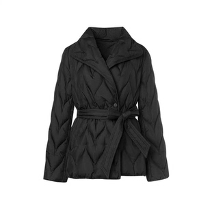 跨境秋冬新款欧货高端羽绒服90白鸭绒轻薄收腰短款韩版修身外套潮