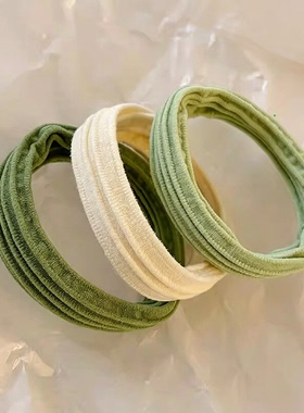 不塌耐用气质超柔软可爱丸子头扎头发头饰无痕韩系百搭高弹力发绳