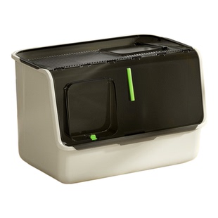 猫砂盆超大号防外溅全封闭式防臭猫厕所新型大号宠物猫砂专用盆