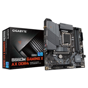 技嘉B660M GAMING X AX D5 台式机游戏主板WIFI支持12代CPU处理器