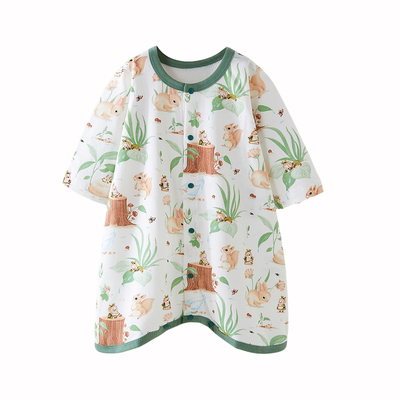 婴儿薄款睡衣宝宝夏季空调服