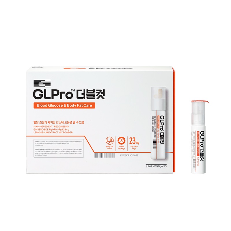 韩国正官庄小红瓶GLPro Doublecut血醣内酯糖油缄排纤脂缄口服液