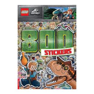 英文原版 乐高侏罗纪世界 800个贴纸 神奇的恐龙 益智趣味互动书 LEGO® Jurassic World™: 800 Stickers