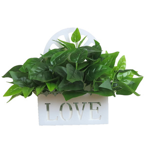 仿真壁挂花墙壁装饰花壁挂式栅栏套装假花植物客厅室内墙壁小摆设